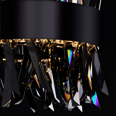 10.25'' Glacier 1 Light Black Nickel Pendant