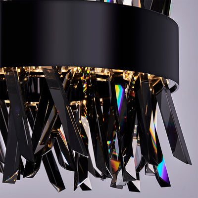 10.25'' Glacier 1 Light Black Nickel Pendant