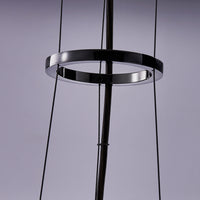 10.25'' Glacier 1 Light Black Nickel Pendant