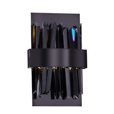 7.5'' Glacier 1 Light Black Nickel Wall Sconce