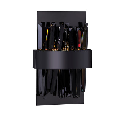 7.5'' Glacier 1 Light Black Nickel Wall Sconce