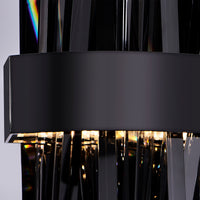 7.5'' Glacier 1 Light Black Nickel Wall Sconce