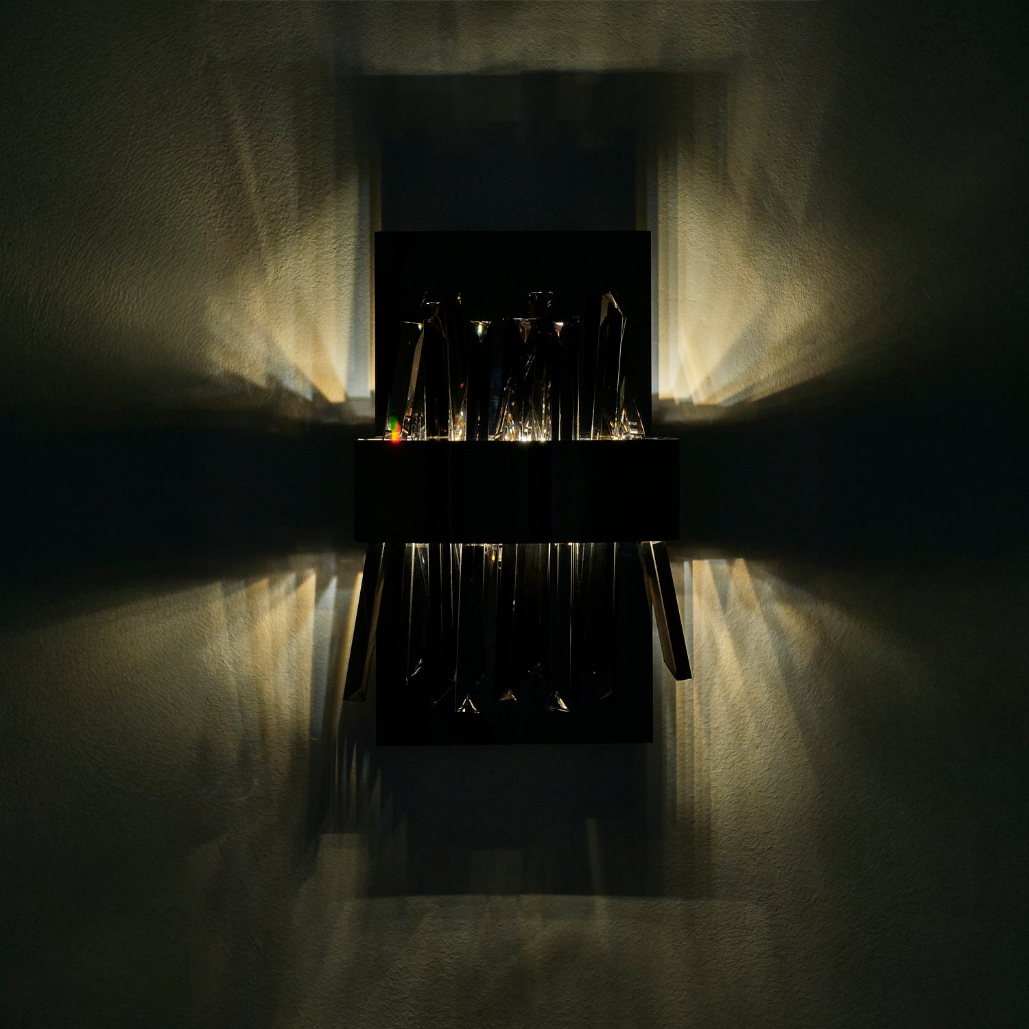 7.5'' Glacier 1 Light Black Nickel Wall Sconce