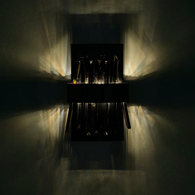 7.5'' Glacier 1 Light Black Nickel Wall Sconce