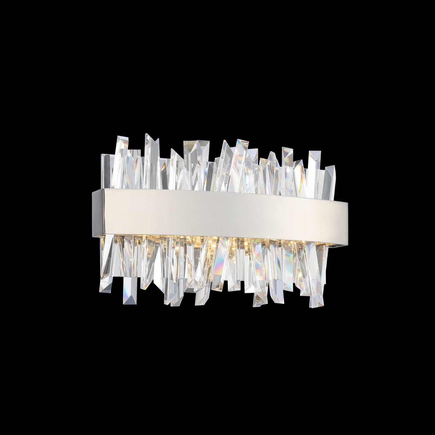 11'' Glacier 1 Light Chrome Vanity Light