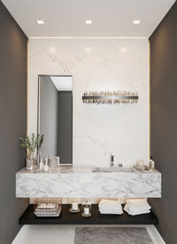 32'' Glacier 1 Light Chrome Vanity Light