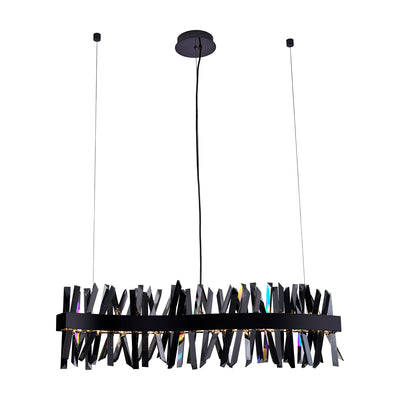 13.5'' Glacier 1 Light Black Nickel Linear Pendant