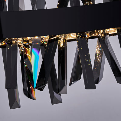 13.5'' Glacier 1 Light Black Nickel Linear Pendant
