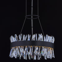10'' Glacier 1 Light Matte Black (fluorocarbon) Pendant