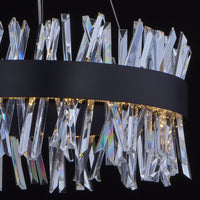 10'' Glacier 1 Light Matte Black (fluorocarbon) Pendant