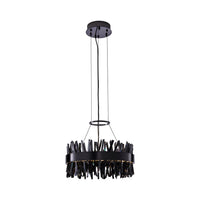 10.25'' Glacier 1 Light Black Nickel Pendant