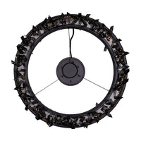 10.25'' Glacier 1 Light Black Nickel Pendant