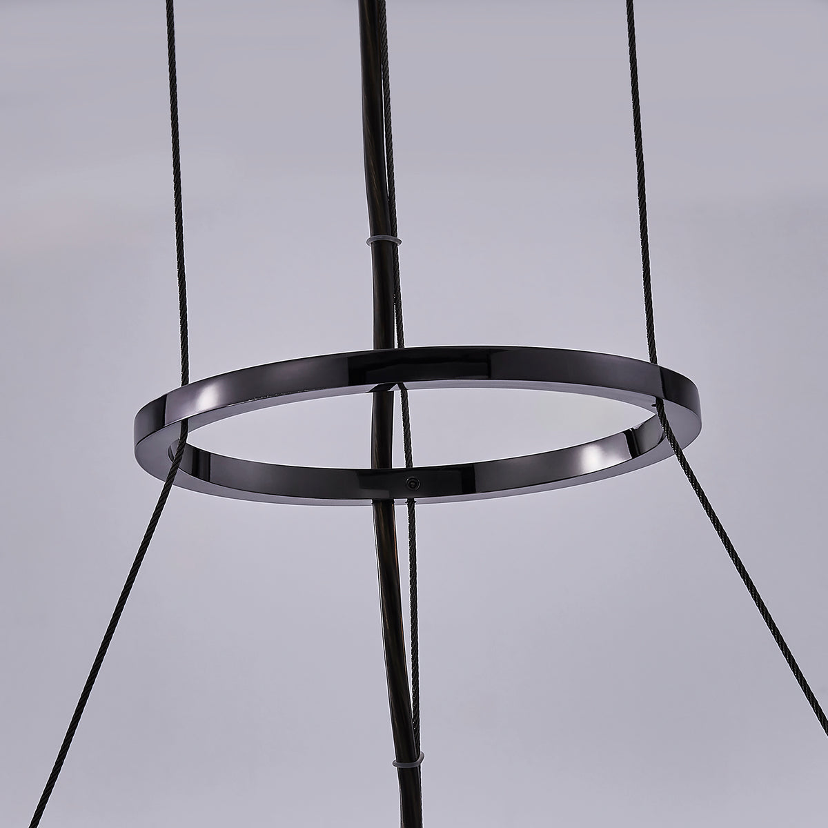 10.25'' Glacier 1 Light Black Nickel Pendant