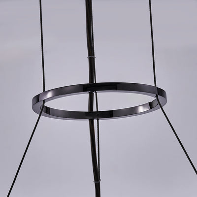 10.25'' Glacier 1 Light Black Nickel Pendant