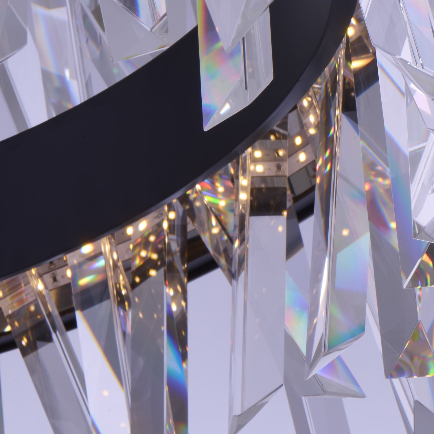 13.5'' Glacier 1 Light Matte Black (fluorocarbon) Chandelier