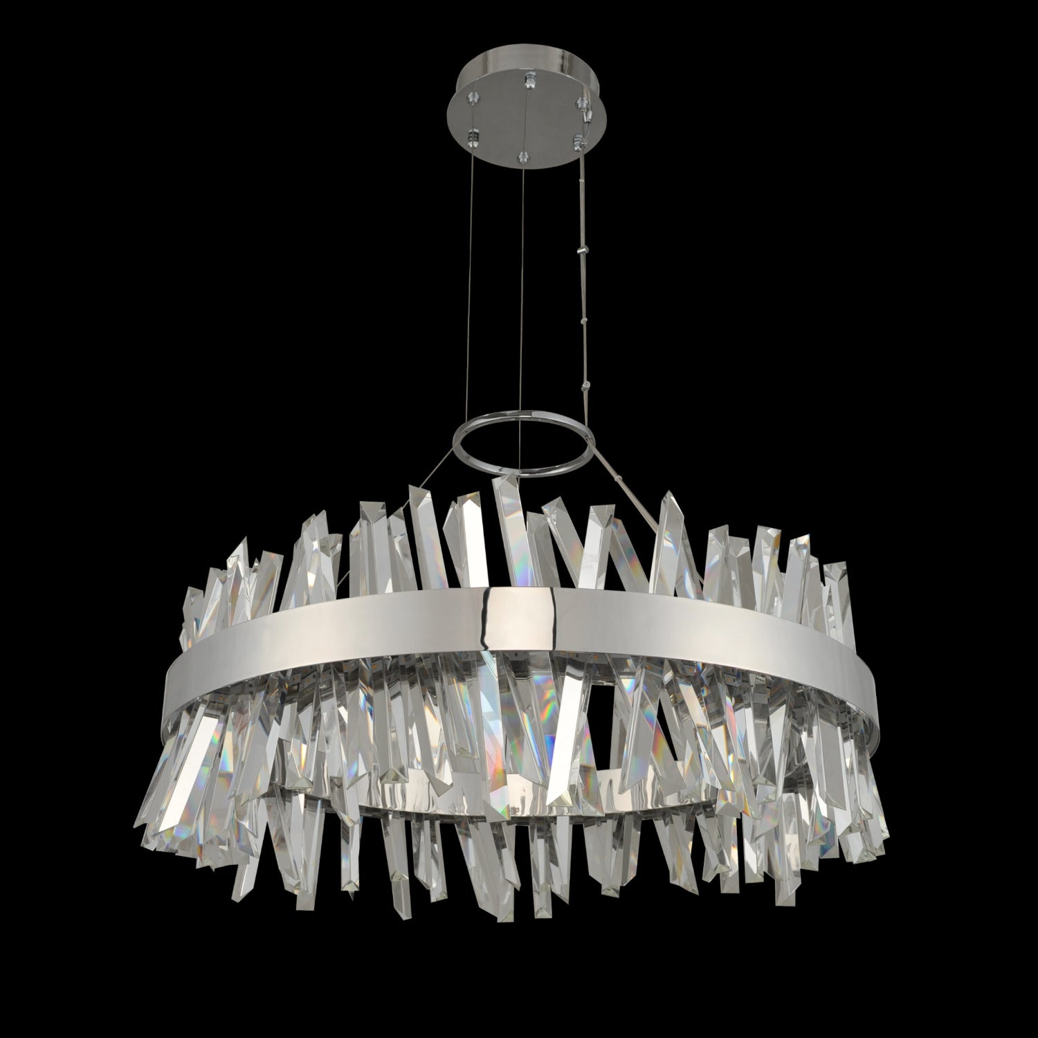 13.5'' Glacier 1 Light Chrome Chandelier