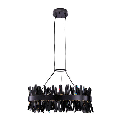 13.5'' Glacier 1 Light Black Nickel Pendant