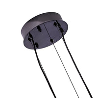 13.5'' Glacier 1 Light Black Nickel Pendant
