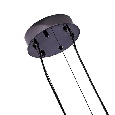 13.5'' Glacier 1 Light Black Nickel Pendant