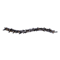 13.5'' Glacier 1 Light Black Nickel Linear Pendant