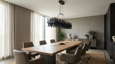 13.5'' Glacier 1 Light Black Nickel Linear Pendant