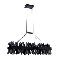 13.5'' Glacier 1 Light Black Nickel Linear Pendant