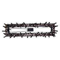 13.5'' Glacier 1 Light Black Nickel Linear Pendant