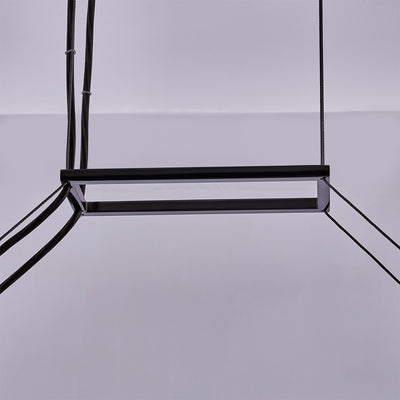 13.5'' Glacier 1 Light Black Nickel Linear Pendant