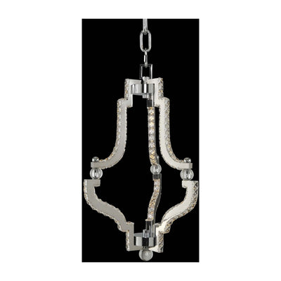 70'' Cambria 1 Light Chrome Pendant