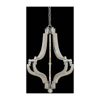 78'' Cambria 1 Light Chrome Pendant