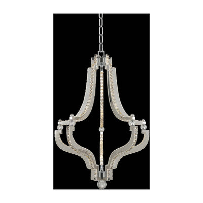 78'' Cambria 1 Light Chrome Pendant