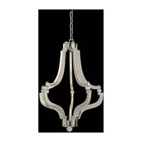 78'' Cambria 1 Light Chrome Pendant