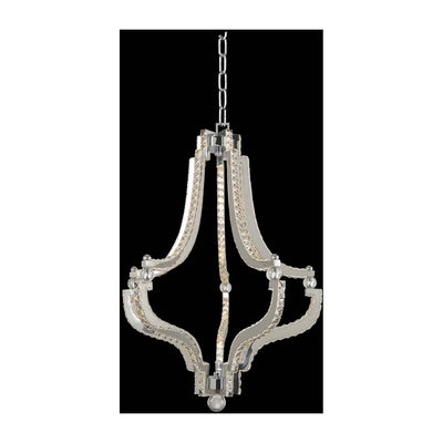 78'' Cambria 1 Light Chrome Pendant