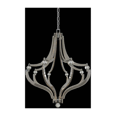 142'' Cambria 1 Light Chrome Chandelier