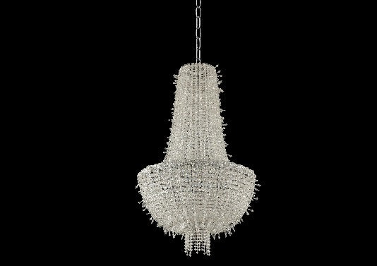 41'' Cielo 12 Light Chrome Chandelier