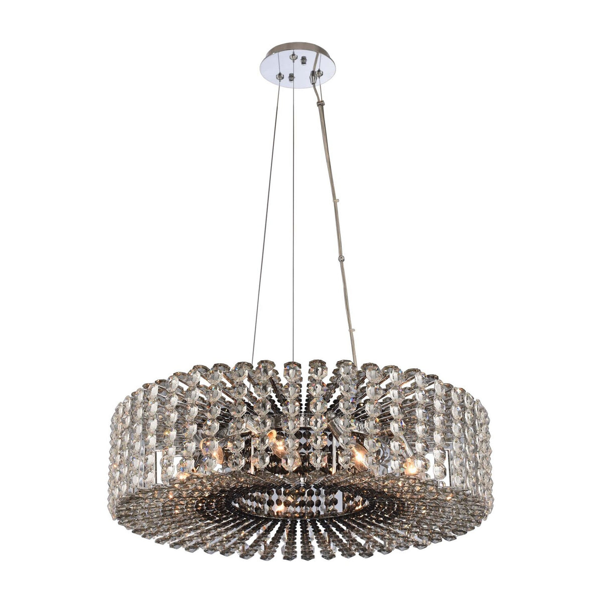 8'' Anello 9 Light Chrome Pendant
