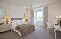19'' Modello 8 Light Chrome Chandelier