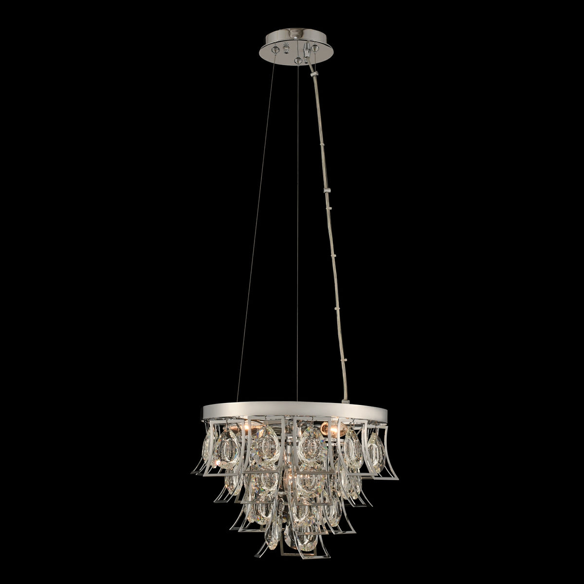11'' Carmella 4 Light Chrome Pendant