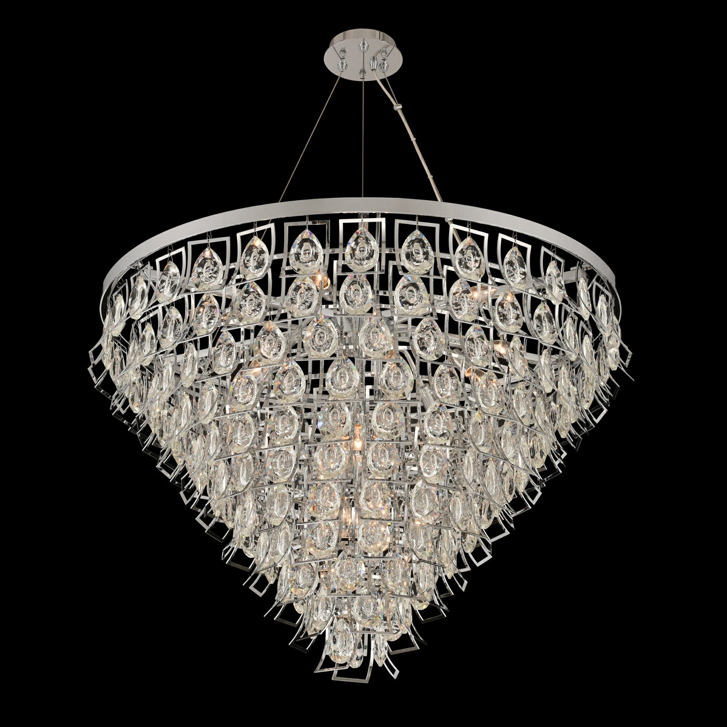 26'' Carmella 15 Light Chrome Chandelier