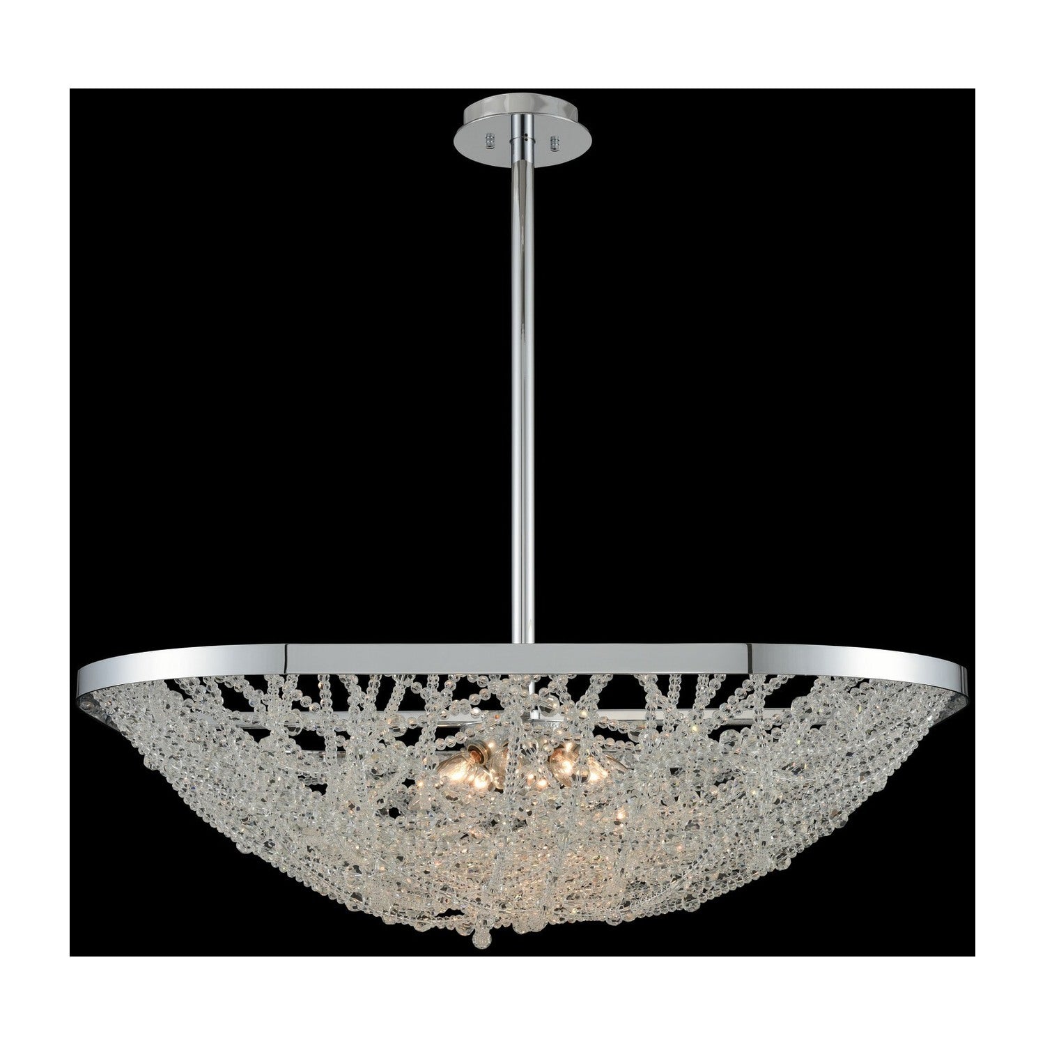 8'' Lana 8 Light Chrome Chandelier