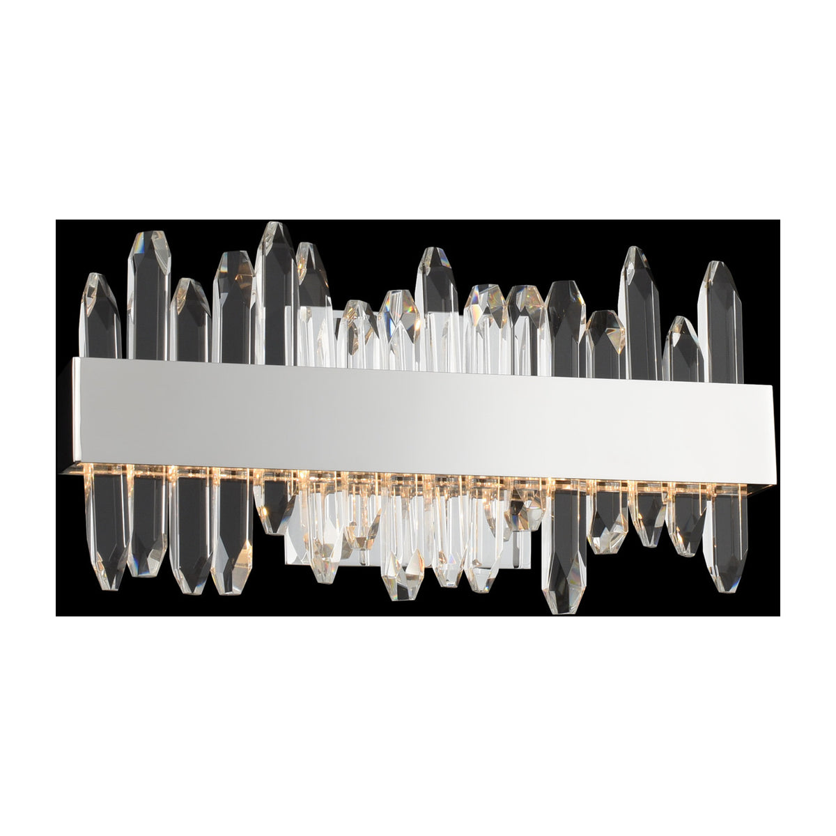 8'' Quasar 1 Light Chrome Wall Sconce