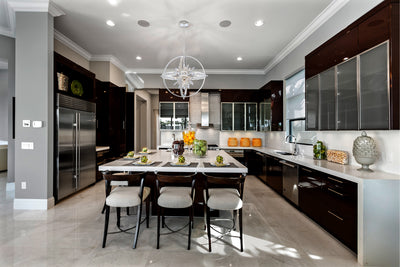 26'' Angelo 10 Light Silver Chandelier