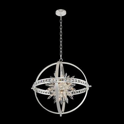 26'' Angelo 10 Light Silver Chandelier