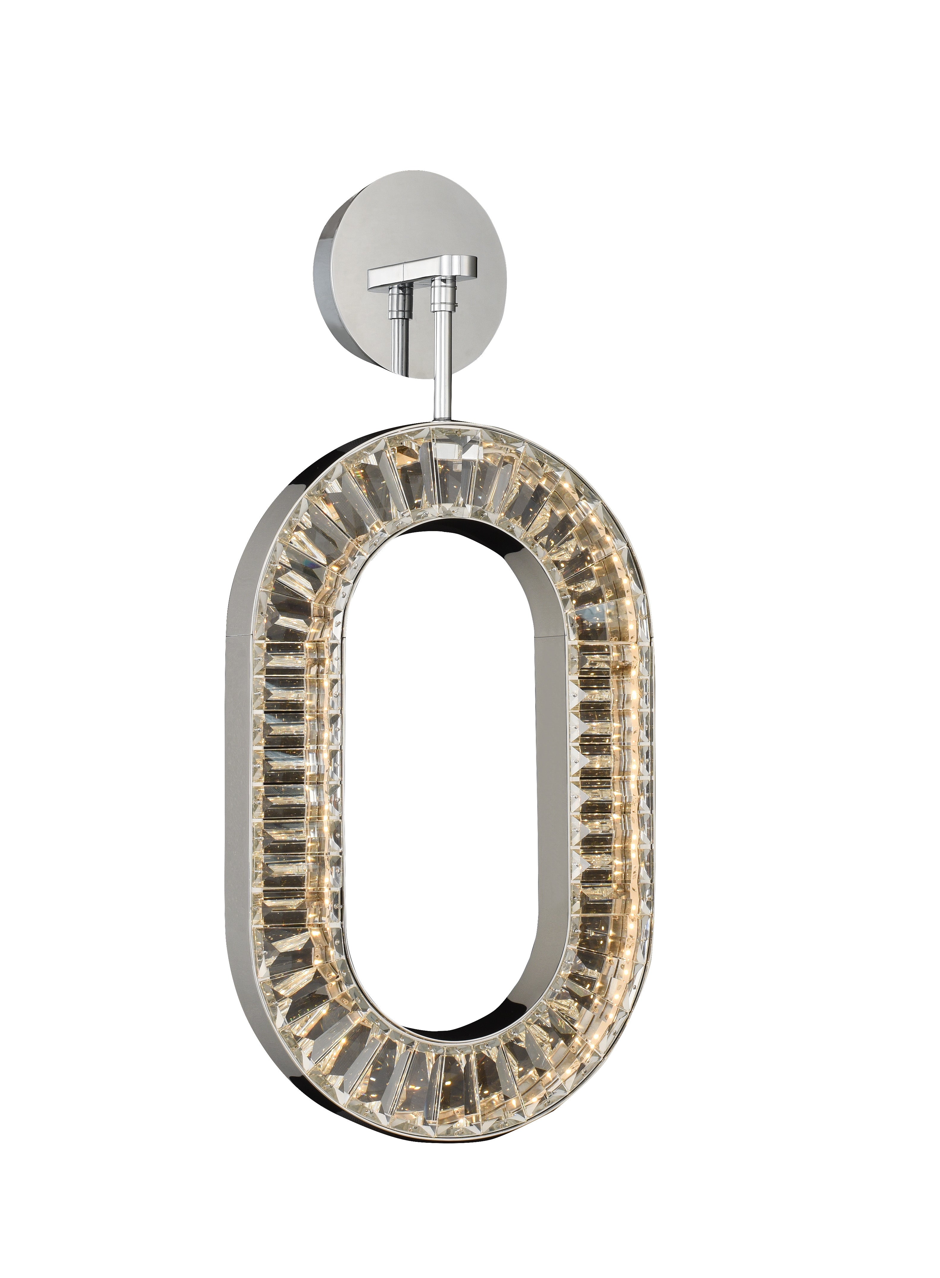 12'' Catena 1 Light Chrome Wall Sconce