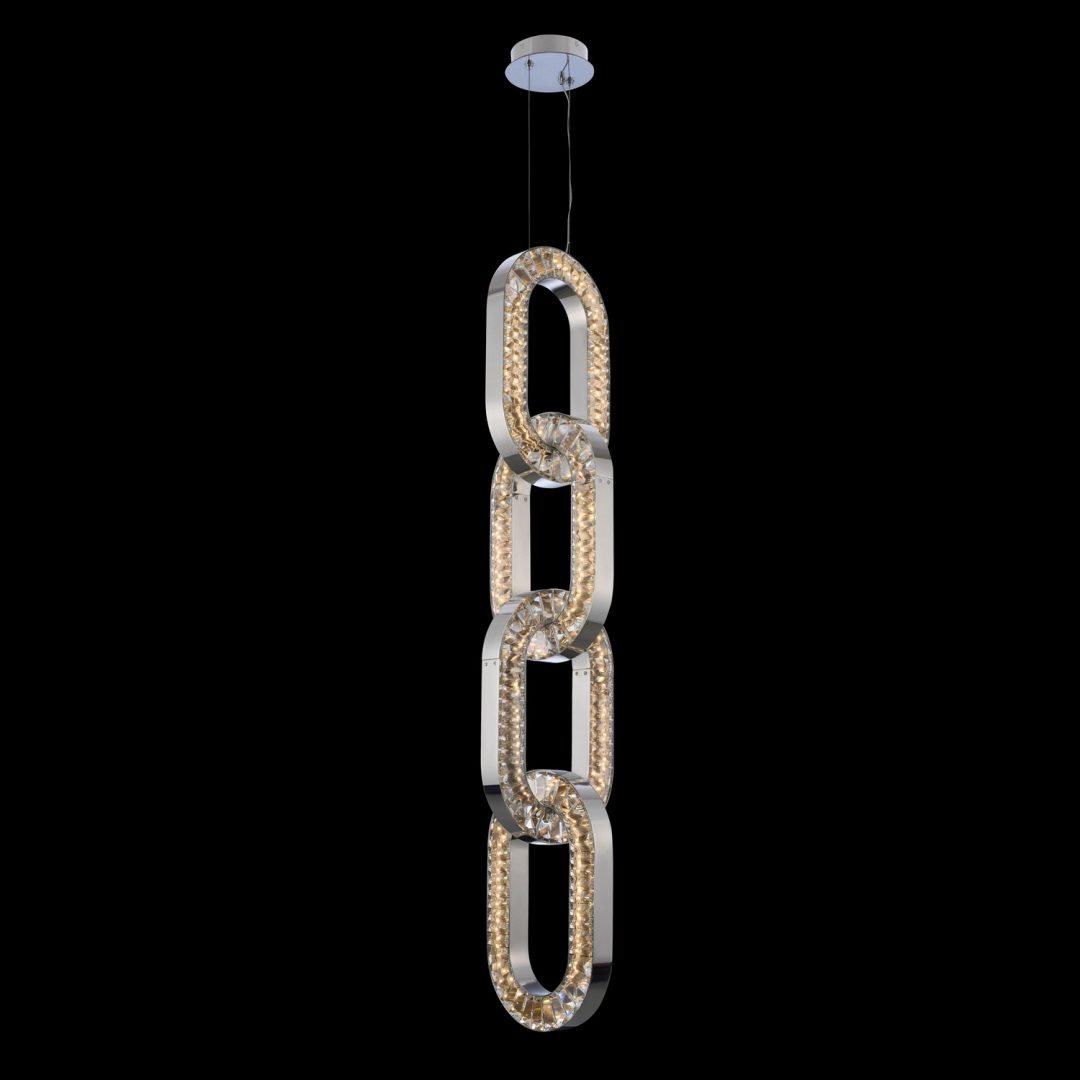 68'' Catena 1 Light Chrome Chandelier