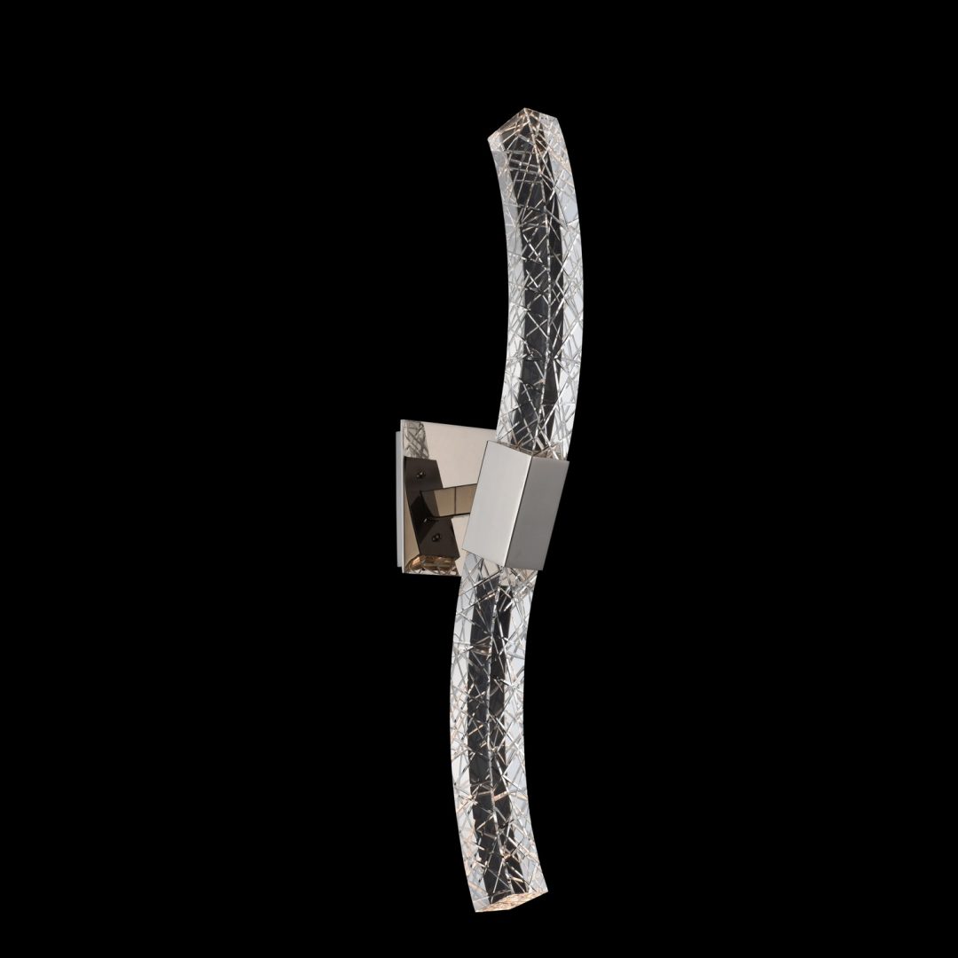 5'' Athena 2 Light Polished Nickel Wall Sconce