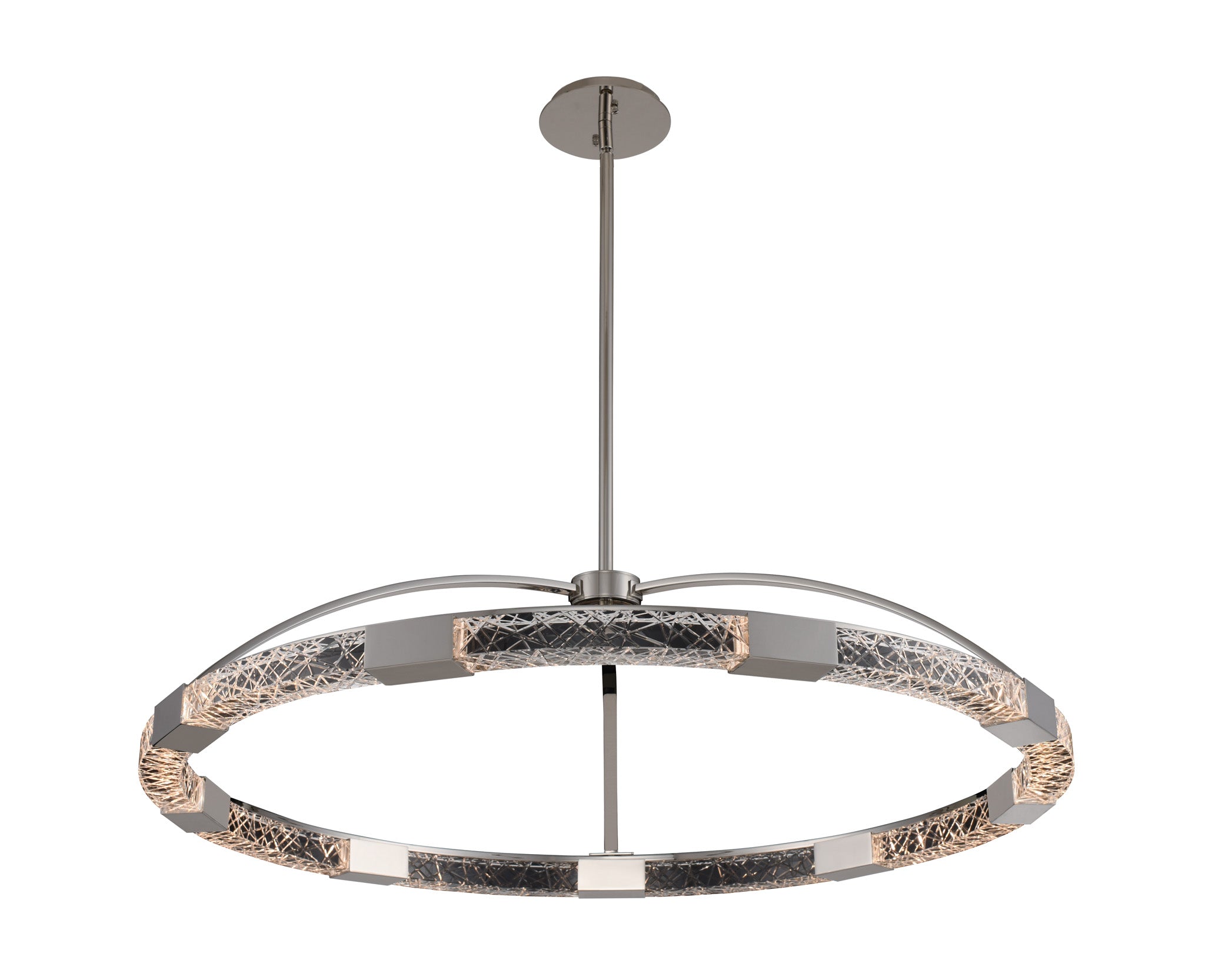 11'' Athena 18 Light Polished Nickel Chandelier