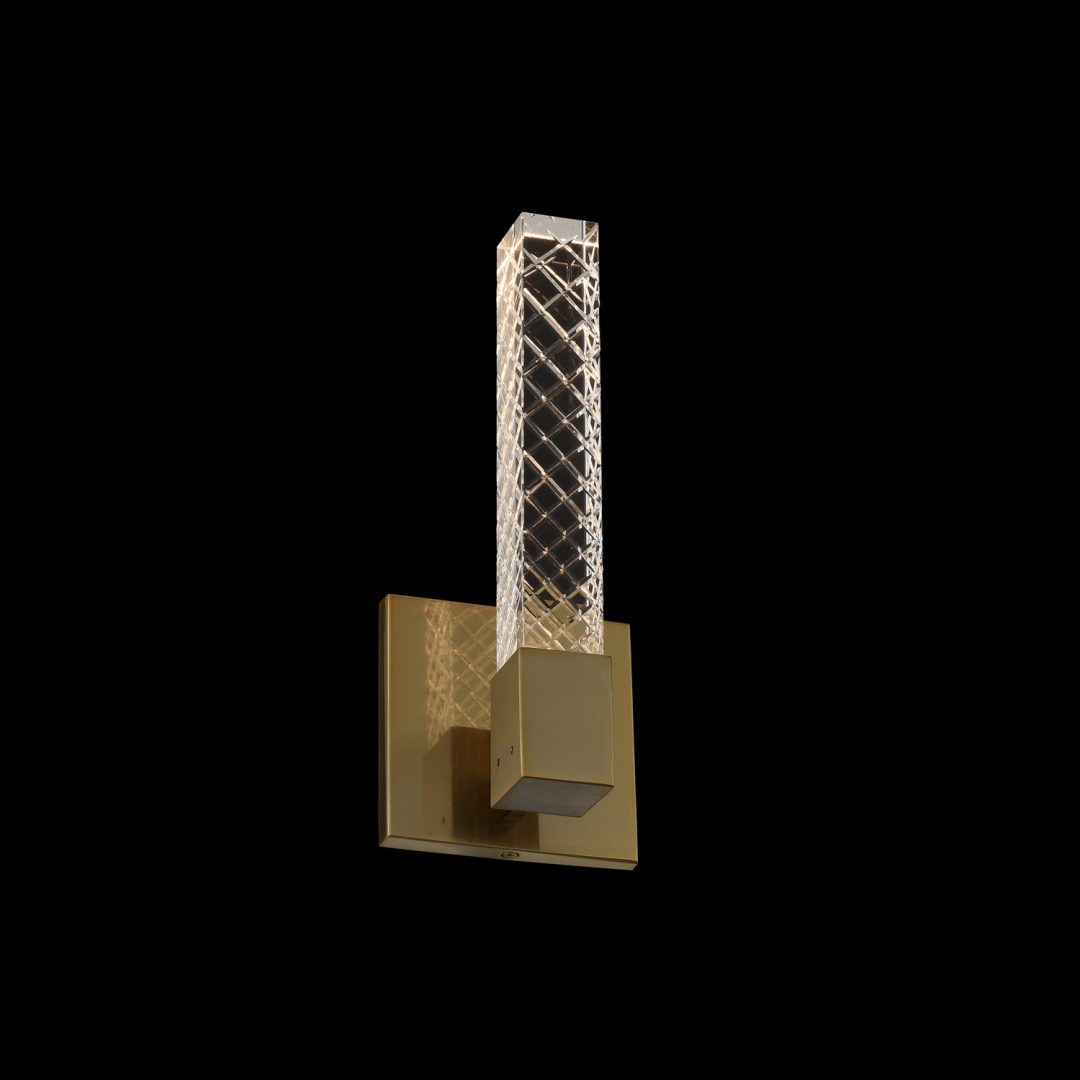 5'' Apollo 1 Light Brushed Champagne Gold Wall Sconce