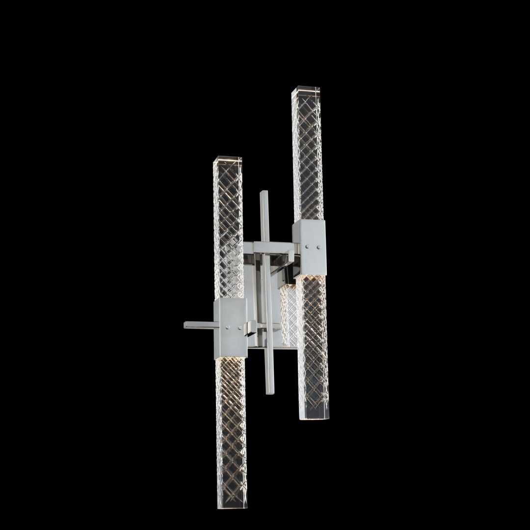 9'' Apollo 2 Light Chrome Wall Sconce