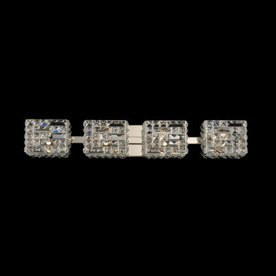 31'' Marazzi 4 Light Polished Nickel Vanity Light